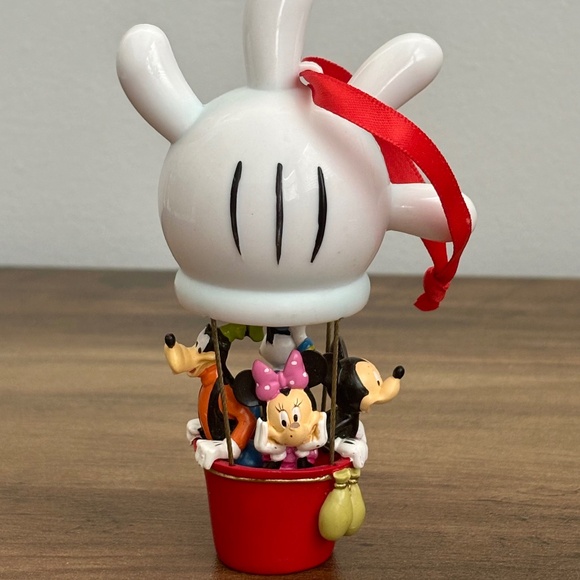 Disney Store MICKEY MOUSE HOT AIR BALLOON Friends Christmas Sketchbook Ornament - Picture 1 of 11